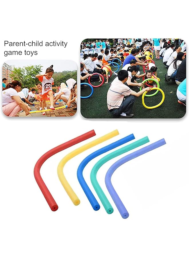 4 Pack Of 52 Inch Hollow Foam Pool Swim Noodles Bright Colored Foam Noodles For Swimming Floating And Craft Projects - Image 5