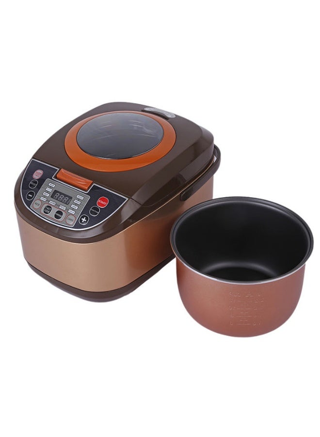 DubaiGallery 5L Large Capacity Smart Electric Rice Cooker Automatic Multi Cooker With Digital Control Panel Non-Stick Pot One Touch Cooking Keep Warm Function For Biryani Soup Yogurt Cake Rice - Image 1