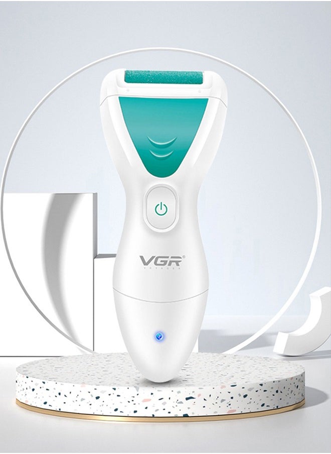 VGR Electric Feet Callus Removers Rechargeable, Portable Electronic Foot File Pedicure Tools, Electric Callus Remover Kit, Professional Pedi Feet Care for Dead, Hard Cracked Dry Skin  - Image 4
