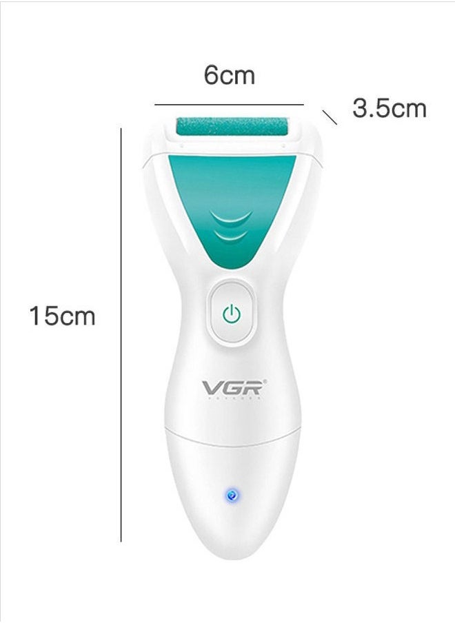 VGR Electric Feet Callus Removers Rechargeable, Portable Electronic Foot File Pedicure Tools, Electric Callus Remover Kit, Professional Pedi Feet Care for Dead, Hard Cracked Dry Skin  - Image 5