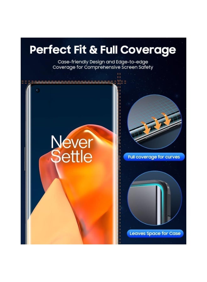 موز واقي شاشة زجاجي مقوى بالأشعة فوق البنفسجية HD+ لهاتف Motorola Edge 70 Fusion 5G (عبوة من قطعتين) مع لاصق كامل وتصميم منحني ومجموعة تثبيت - Image 4