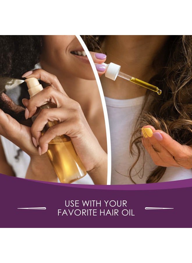 Mr Big Curling Iron Only Reusable Oil Proof Nightcap, Protective Hair Bonnet and Shower Cap Too. Leakproof, Oilproof, and Waterproof. Larger Area to Accommodate Long Hair, Comfort Elastic Band for Sm to Med Sized Heads. - Image 3