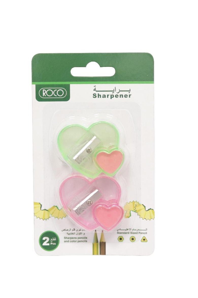 ROCO Pocket Sharpener Single Hole Assorted Color