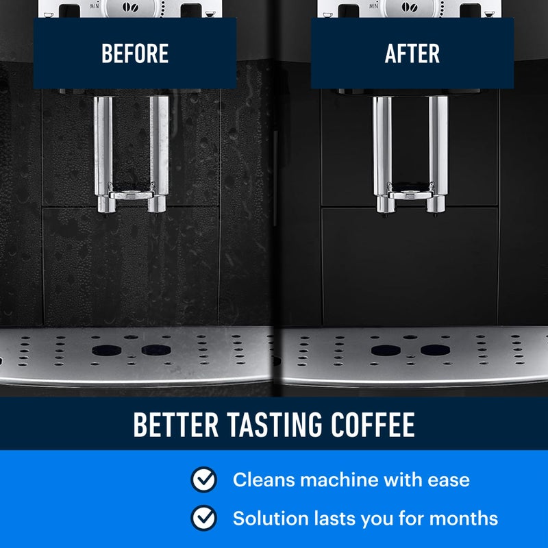 Essential Values Descaling Solution Compatible with De Longhi - Coffee Descaler - Coffee Maker Cleaner - Kettle, Espresso Machine Cleaning - 12 Month Supply 2-Pack - Image 5