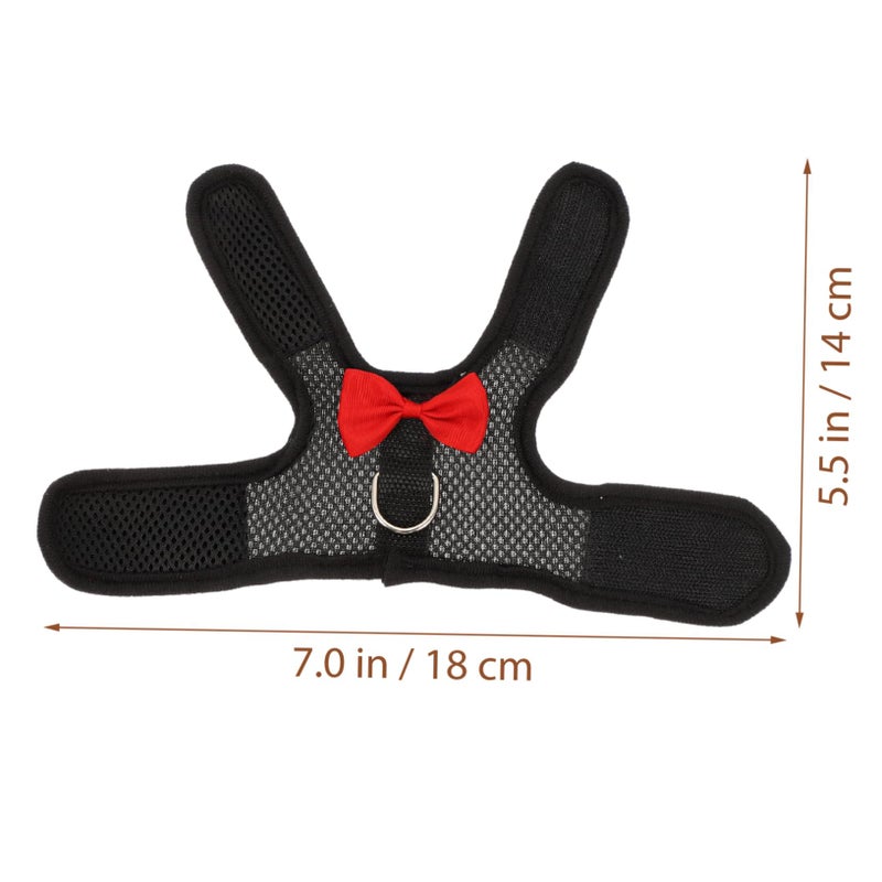 Adjustable Reflective Bunny Harness And Leash Set For Rabbits Guinea Pigs Small Animals Size M - Image 3
