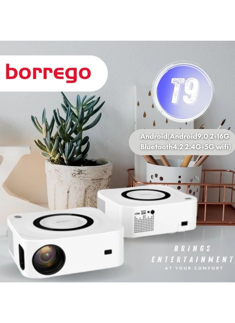 borrego - Borrego T9 Android LED Full HD Projector - Image 1