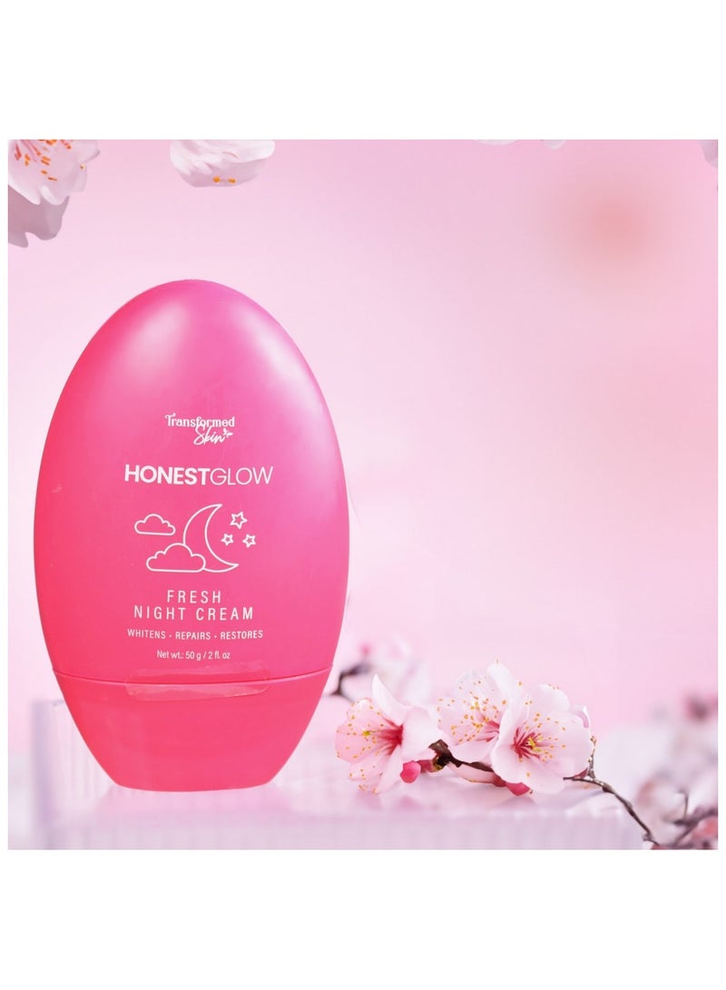 Transformed Skin Honest Glow Fresh Night Cream - Image 1