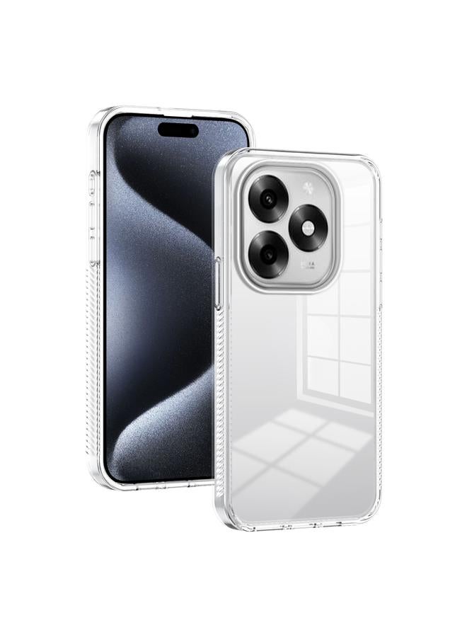 اس-توب جراب لهاتف Itel S23+، جراب هاتف هجين من مادة TPU، مصنوع من الأكريليك الشفاف المقاوم للانزلاق، مقاس 2.5 مم - Image 1