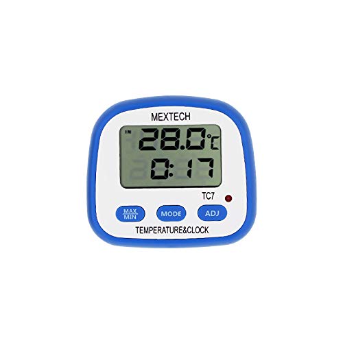 MEXTECH DIGITAL ALARM THERMOMETER AND CLOCK TC7 - Image 1