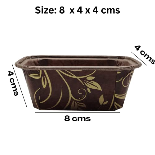 Esslly Plumpy Moulds by Ecopack – 110g | Non-Stick Greaseproof Paper Loaf Pans | Oven-Safe, Disposable Mini Baking Moulds | Pack of 25 – Durable & Elegant Design for Perfect Cakes - Image 3
