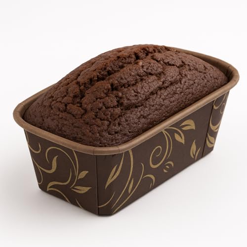 Esslly Plumpy Moulds by Ecopack – 110g | Non-Stick Greaseproof Paper Loaf Pans | Oven-Safe, Disposable Mini Baking Moulds | Pack of 25 – Durable & Elegant Design for Perfect Cakes - Image 4