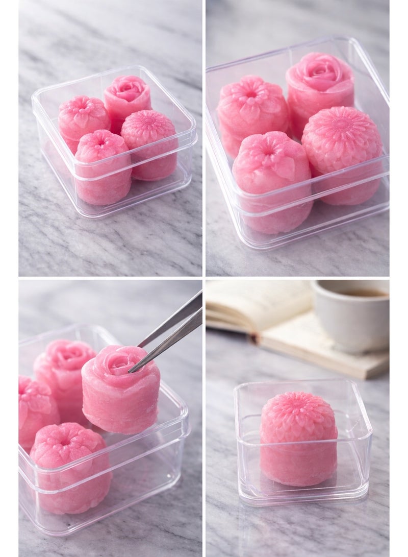 شمع برافين بزيت الورد وزيت جوز الهند – ترطيب طبيعي عميق لليدين والقدمين 100 جرام - Image 2