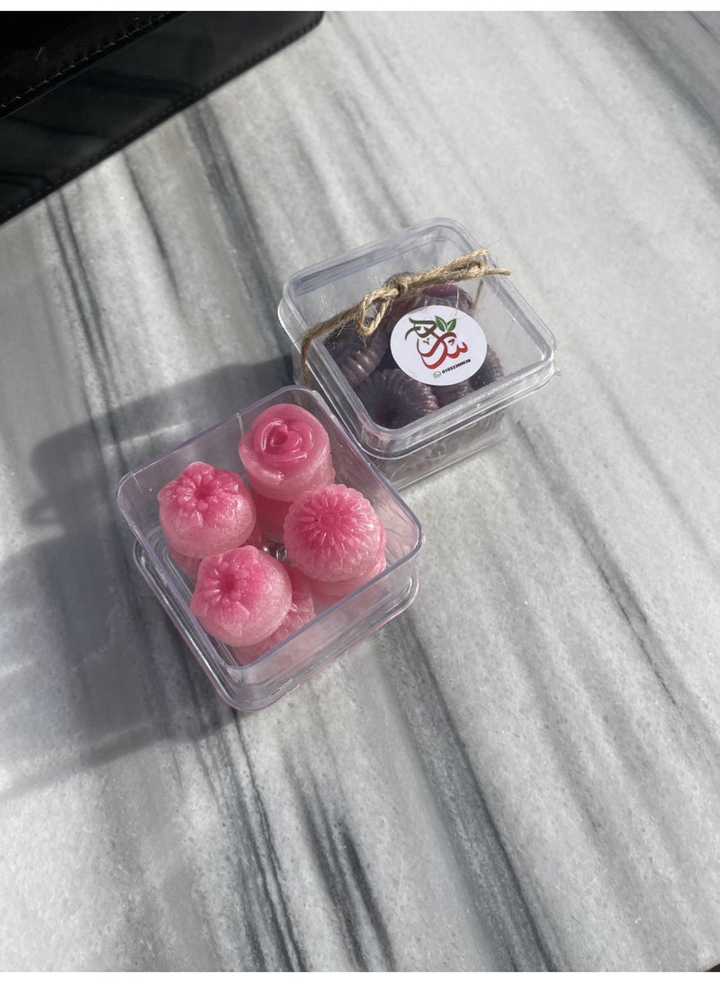 شمع برافين بزيت الورد وزيت جوز الهند – ترطيب طبيعي عميق لليدين والقدمين 100 جرام - Image 4