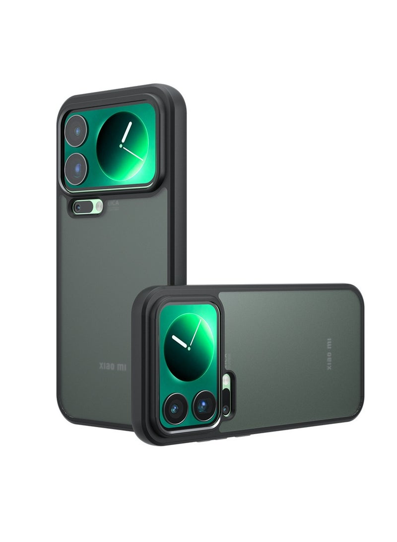 general For Xiaomi 17 Pro Max Satin-Finish Skin-Friendly Air-Cushioned Phone Case Drop-Proof & Fingerprint-Resistant Compatible with Mi Share Back Screen - Image 1