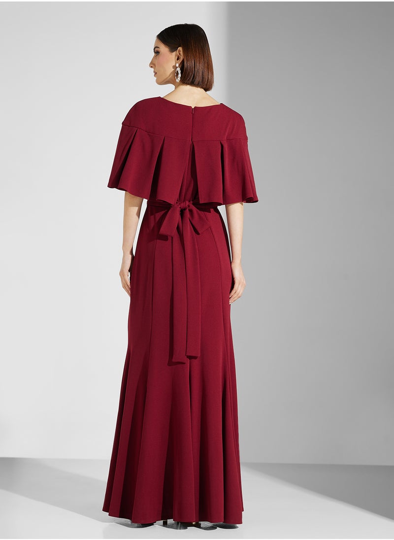 Iyra Ruffle Sleeve Maxi Dress  - Image 2