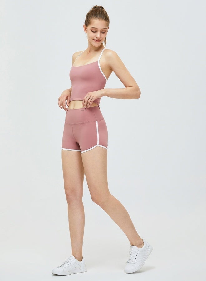 KAWN.YOGA Womens Athletic Strap Sleeves with Square Neckline  - Image 4