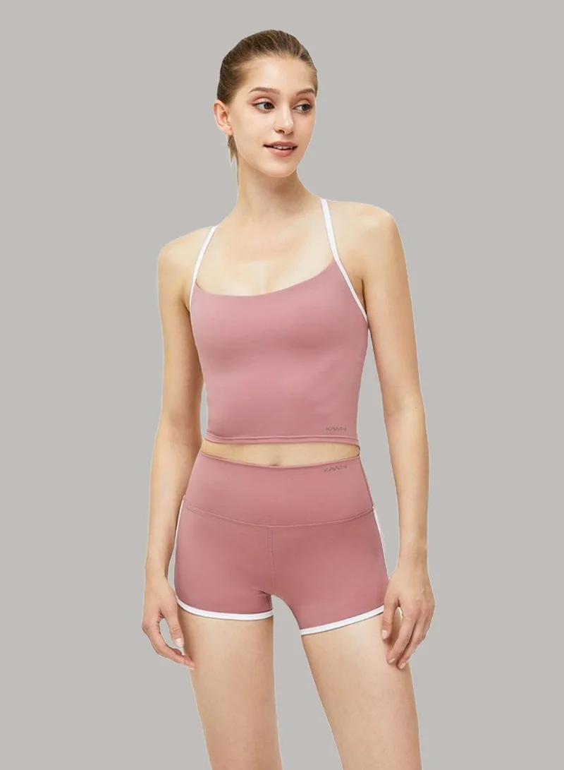 Womens Athletic Strap Sleeves with Square Neckline