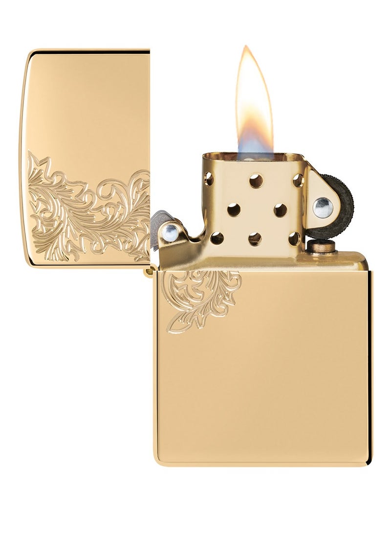 Zippo Ae401576 169 Vintage Frame Armor High Polish Brass Windproof Lighter - Image 3