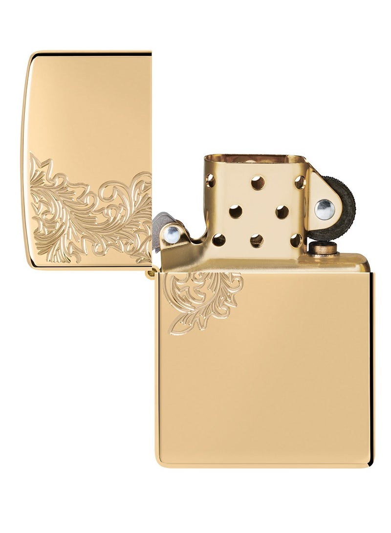 Zippo Ae401576 169 Vintage Frame Armor High Polish Brass Windproof Lighter - Image 4