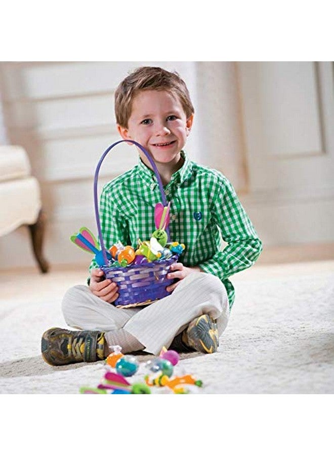 Fun Express سلال عيد الفصح بتدرج الألوان (مجموعة من 12 سلة من الخيزران) - مستلزمات عيد الفصح - Image 3