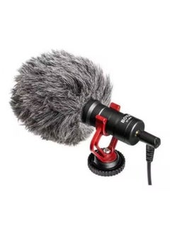 BY-MM1 Video Microphone Youtube Vlogging Facebook Livestream Recording Shotgun Mic For Smartphone/Cameras, Wireless 2.4 GHZ 100 Meter Microphone