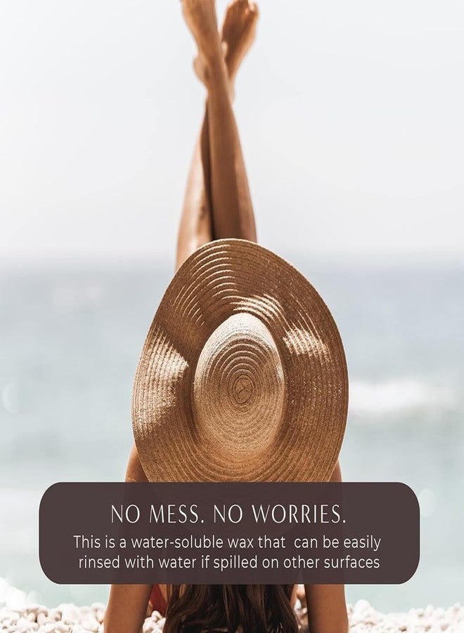 هيربيفا شمع هيربديفا لإزالة الشعر بخلاصة الصبار، 1 كجم، عناية احترافية، شمع طبيعي على شكل شرائح، مناسب لجميع أنواع البشرة | مع شرائح وملاعق - Image 2