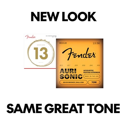 Fender Accessories 073-0070-408 80/20 Bronze Acoustic Guitar Strings, Medium - Image 4
