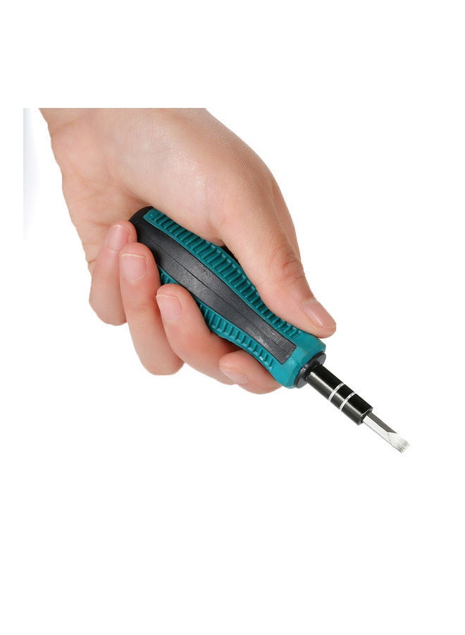 NIBEMINENT 30 Piece Multi-Purpose Screwdriver Set Blue/Black/Silver 12x6x6cm - Image 5