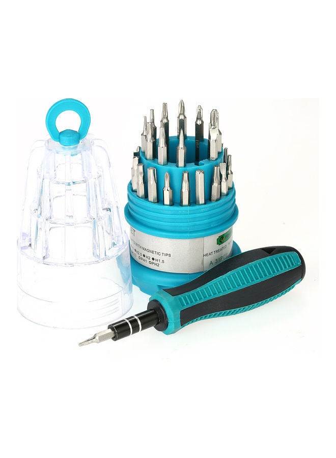 NIBEMINENT 30 Piece Multi-Purpose Screwdriver Set Blue/Black/Silver 12x6x6cm - Image 3