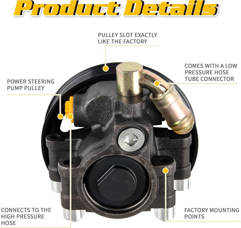 DOCAS 20-312P1 Power Steering Pump for Ford and Lincoln Vehicles - Image 3