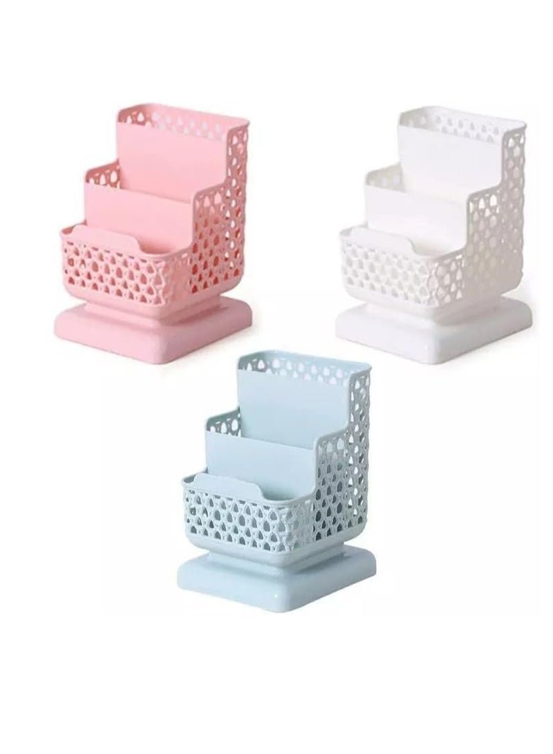 Jumbo Makeup Organizer and Remote - Perfect Organization with an Elegant Touch OM (Pink) - Image 2