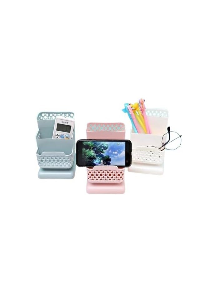 Jumbo Makeup Organizer and Remote - Perfect Organization with an Elegant Touch OM (Pink) - Image 4