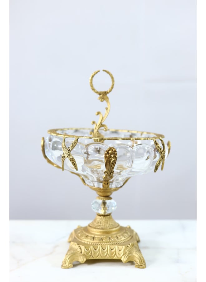 مزهرية قنديل كريستال متعددة الألوان