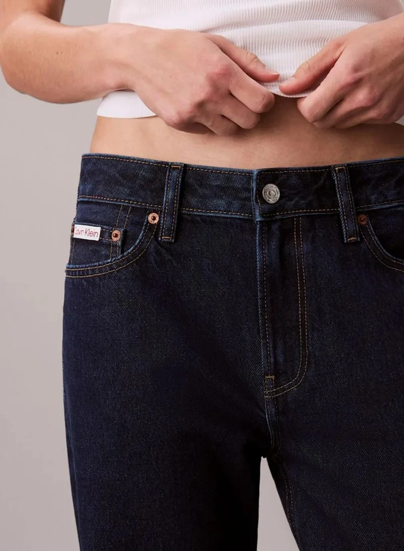 Calvin Klein TRUE INDIGO Signature 90s Straight Jeans for Women | Best Price UAE