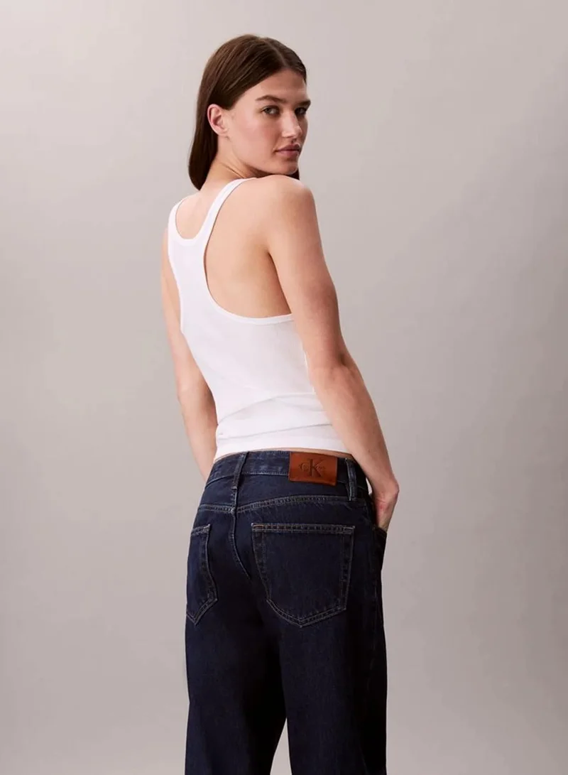 Calvin Klein TRUE INDIGO Signature 90s Straight Jeans for Women | Best Price UAE