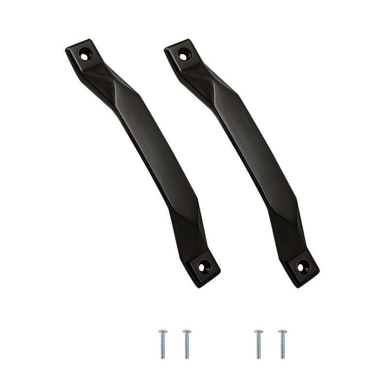 Volo VOLO Black Cabinet Wardrobe Door Handle Pull Handle for Cupboards Drawers and Kitchen Doors Black Finish Handle R 214 1 96MM 4 Inch  - Image 1