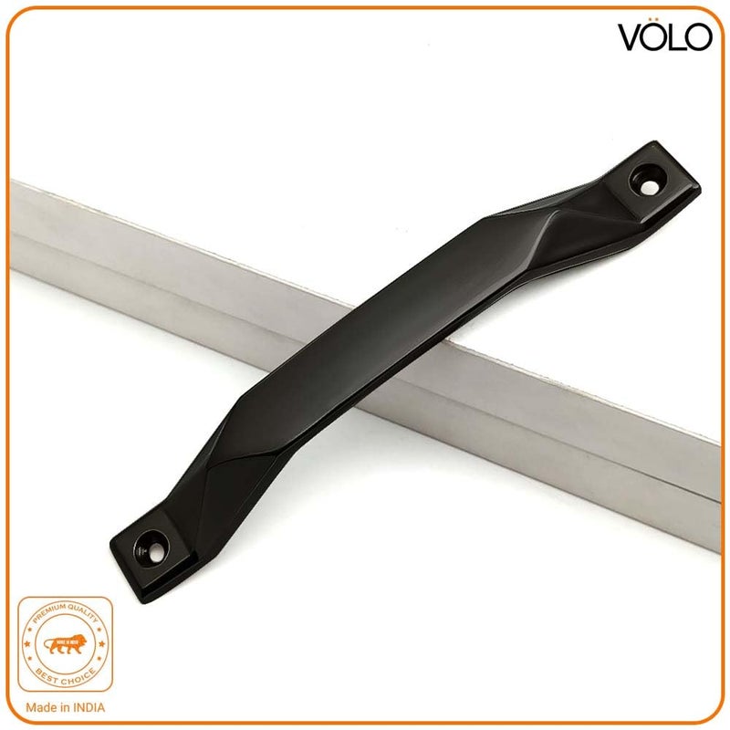 Volo VOLO Black Cabinet Wardrobe Door Handle Pull Handle for Cupboards Drawers and Kitchen Doors Black Finish Handle R 214 1 96MM 4 Inch  - Image 3