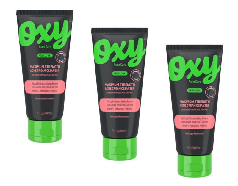 Oxy Acne Cleanser Maximum Strength, 5.0 Fl Oz (Pack of 3) - Image 1