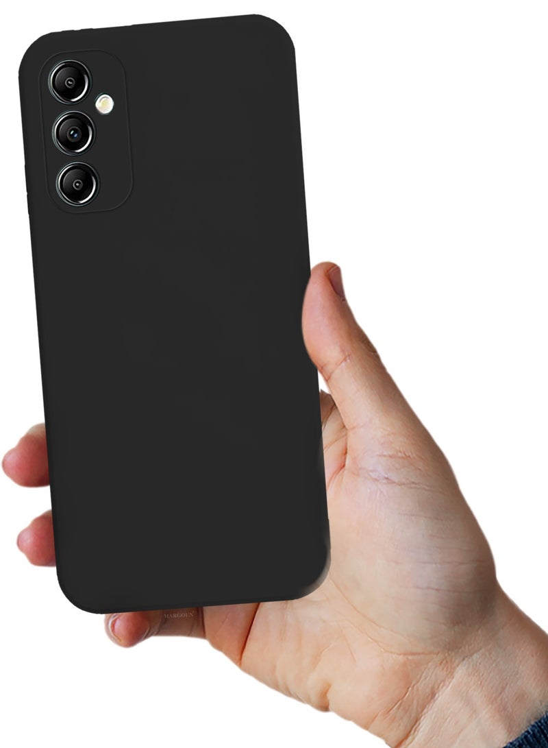 CATANES Liquid Silicone Case for Samsung Galaxy A05s Protective Phone Case with Soft Anti-Scratch Microfiber Lining Utra Slim Drop Protection Phone Cover - Black - Image 5