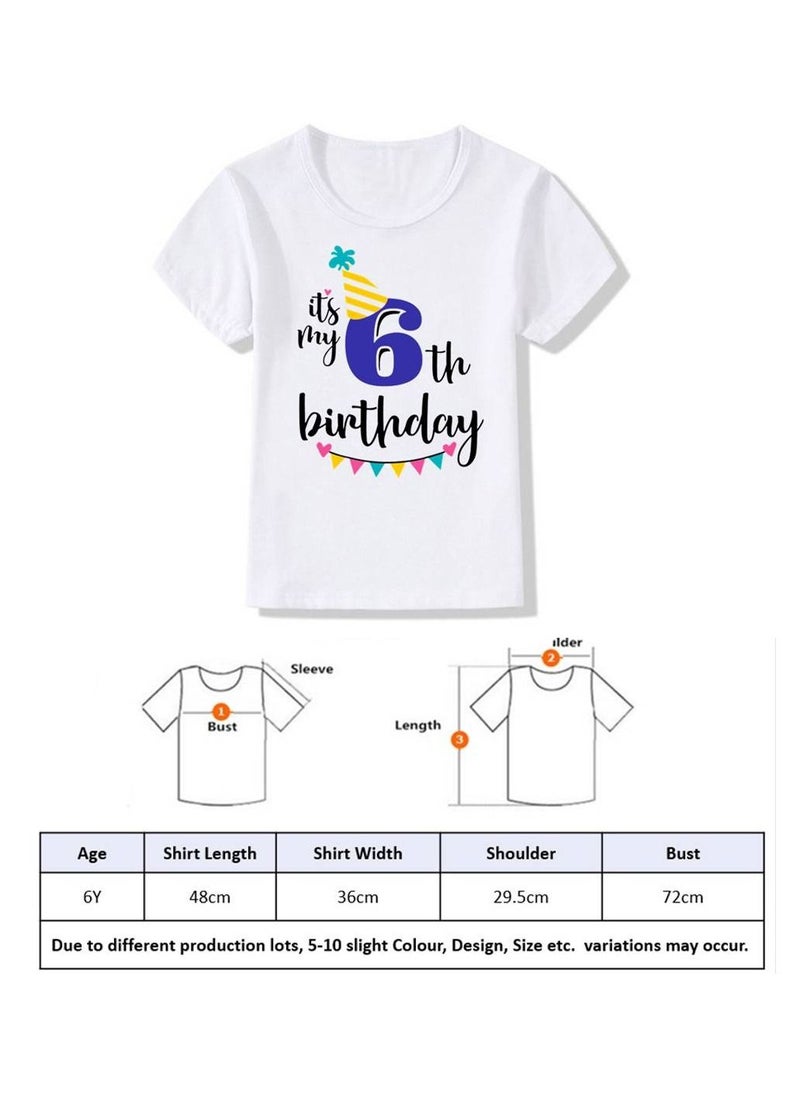 We Happy - Its My Birthday Boys and Girls Party Costume T-shirt - Image 1