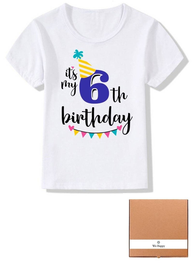 We Happy - Its My Birthday Boys and Girls Party Costume T-shirt - Image 1
