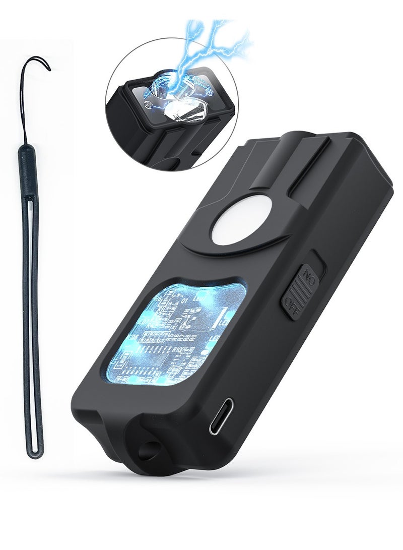 USB Rechargeable Flashlight(Black)  - Image 1
