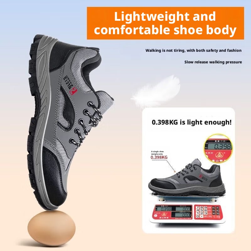 Safety Shoes Steel Toe Puncture Resistant Anti-Slip Breathable - Image 4