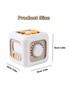 kizh Busy Cube For Kids Sensory Busy Board Travel Toy For Toddlers 1 2 3 Years Old Montessori Activity Cube Fine Motor Skills Educational Learning Toys For Children 12 Month+  - Image 3