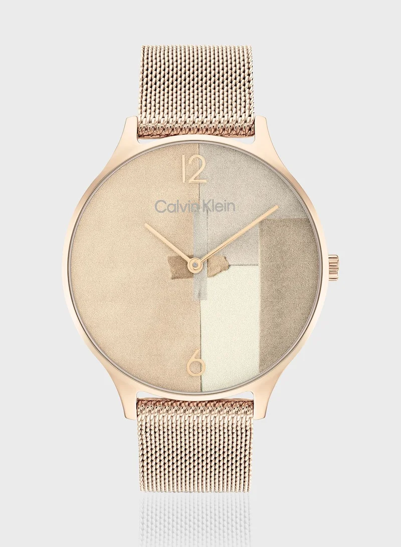 CALVIN KLEIN Timeless Mesh Analog Watch