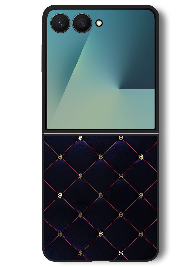 Theodor Case Compatible with Samsung Galaxy Z Flip 7 - 6.9 Inch Protection Shockproof Bumper Cover Dollar Stapers - Image 1