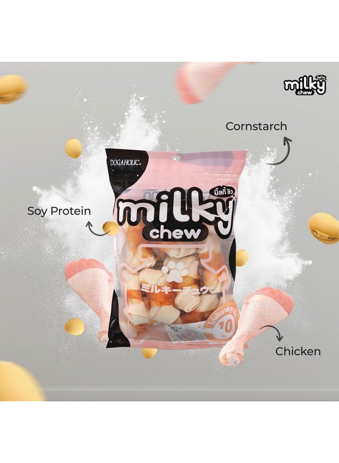 Rena Milky Chew Chicken, 10 Pieces, Pack of 3 (Bone Style) - Image 5