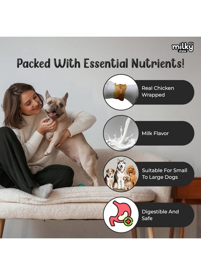 Rena Milky Chew Chicken, 10 Pieces, Pack of 3 (Bone Style) - Image 3