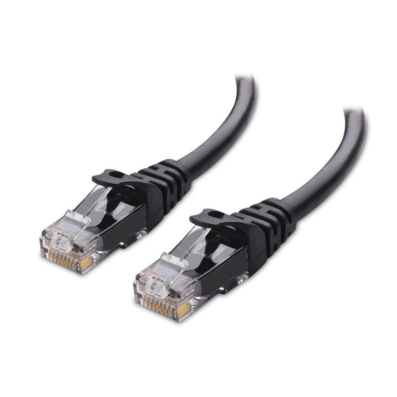 Cable Matters 10Gbps Snagless Cat 6 Ethernet Cable - 50ft, Cat 6 Cable, Cat6 Cord, Ethernet Cord, Black - Image 1