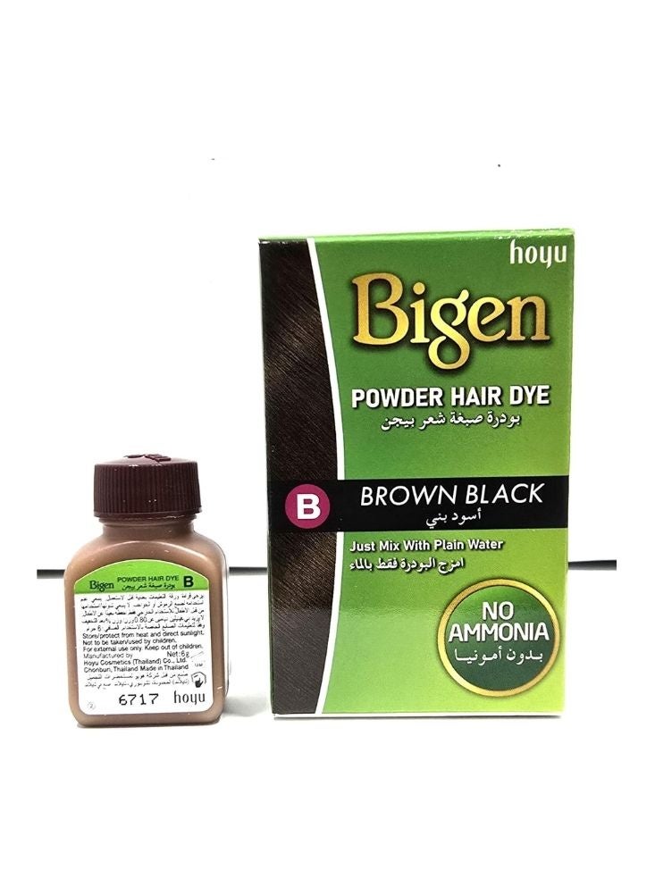 بايجن صبغة شعر بودرة بيجين بني أسود – تركيبة طبيعية خالية من الأمونيا. - Image 1